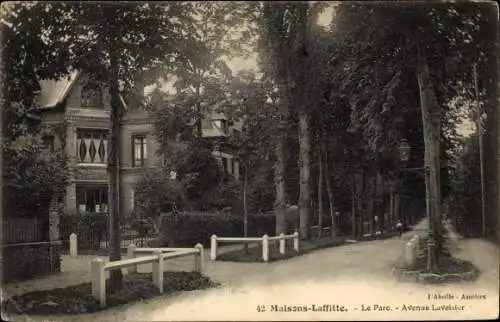 Ak Maisons Laffitte Yvelines, Le Parc, Avenue Lavoisier