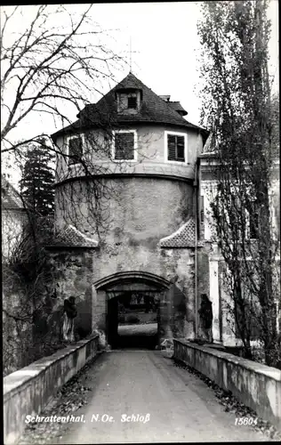 Ak Schrattenthal Niederösterreich, Schloss