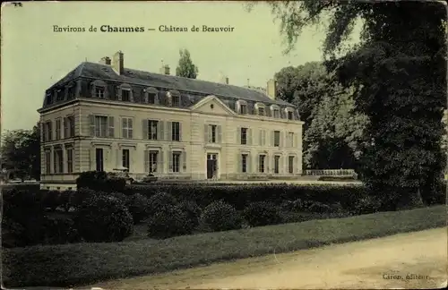 Ak Chaumes en Brie Seine et Marne, Château de Beauvoir