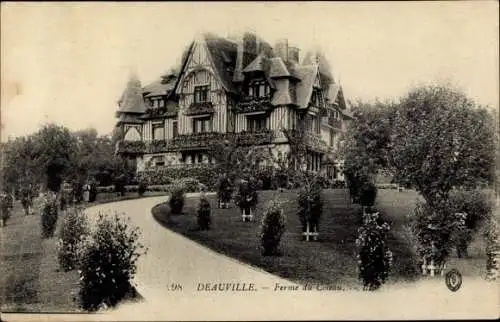 Ak Deauville Calvados, Ferme du Coteau