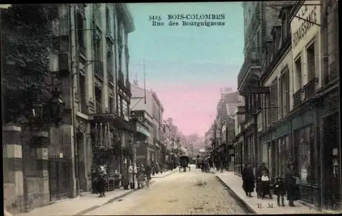 Ak Bois Colombes Hauts de Seine, Rue des Bourguignons
