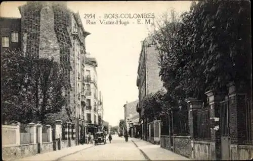 Ak Bois Colombes Hauts de Seine, Rue Victor Hugo