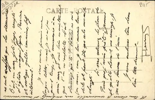 Ak Guiry Val d´Oise, Château, Avenue de Guiry