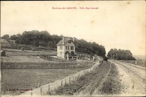 Ak Lamath Meurthe et Moselle,Villa Bon Accueil