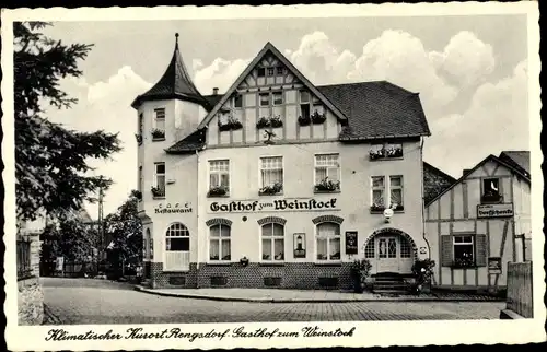 Ak Rengsdorf im Westerwald, Gasthof zum Weinstock