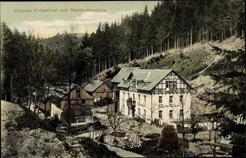 Ak Helmbrechts in Oberfranken, Bischofsmühle
