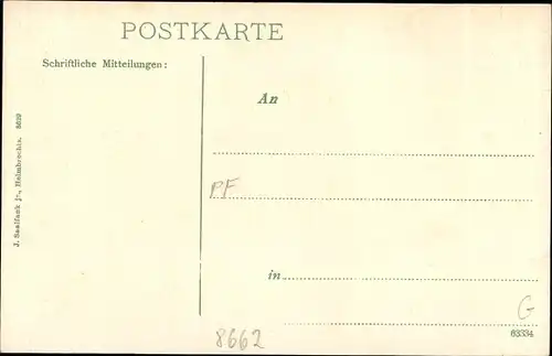 Ak Helmbrechts in Oberfranken, Bischofsmühle