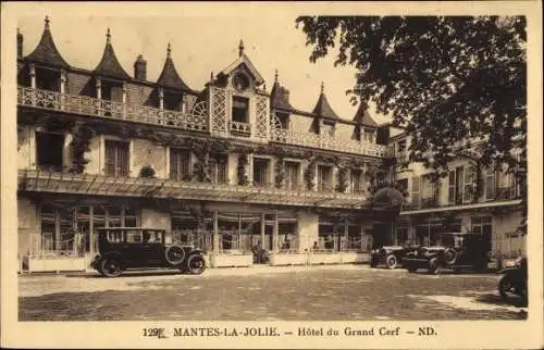 Ak Mantes la Jolie Yvelines, Hotel du Grand Cerf