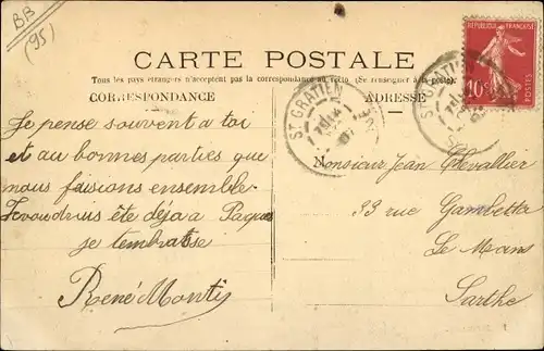 Ak Saint Gratien Val d’Oise, Château de la Princesse Mathilde