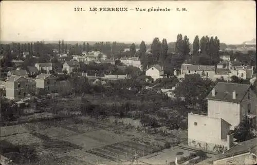 Ak Le Perreux Val de Marne, Vue generale