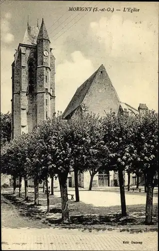 Ak Morigny Essonne, Eglise