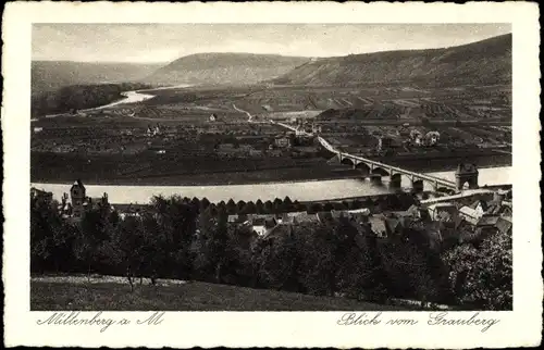 Ak Miltenberg am Main in Unterfranken, Blick vom Grauberg