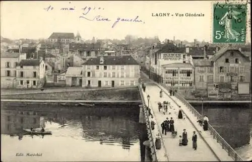 Ak Lagny Seine et Marne, Vue Générale