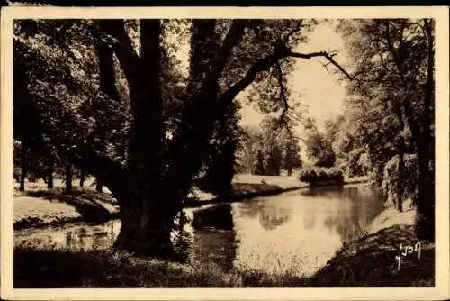 Ak Lagny Seine et Marne, Calme, repos, sérénite au sein de la nature, Château de Fontenelle