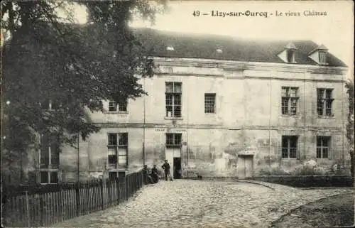 Ak Lizy sur Ourcq Seine et Marne, Le vieux Château