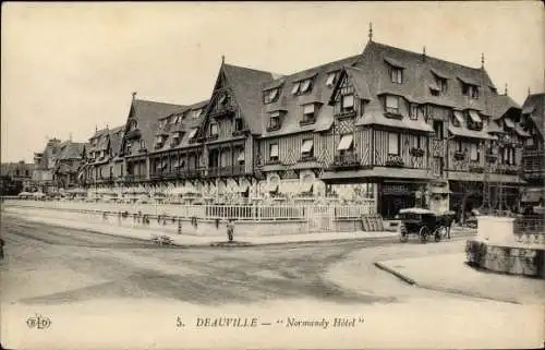 Ak Deauville Calvados, Normandy Hotel