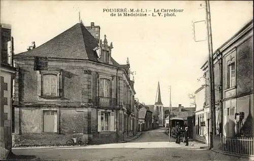 Ak Fougeré Maine-et-Loire, Le Carrefour de la Madeleine