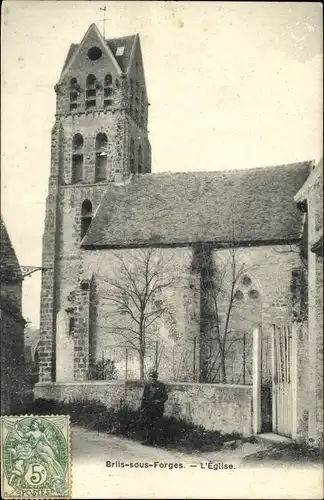 Ak Briis sous Forges Essonne, Eglise