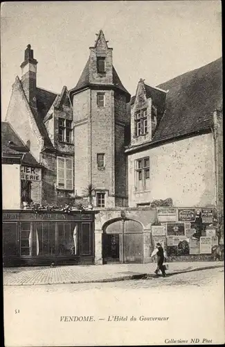 Ak Vendôme Loir et Cher, L'Hôtel du Gouverneur