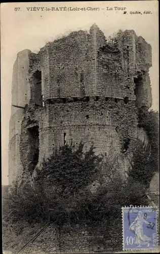 Ak Viévy le Rayé Loir-et-Cher, La Tour