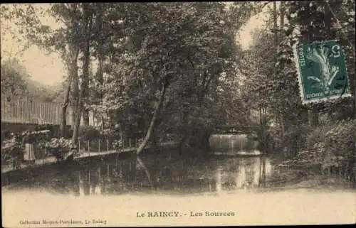 Ak Le Raincy Seine Saint Denis, Les Sources