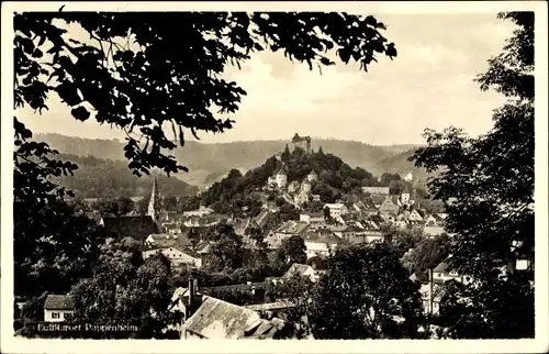 Ak Pappenheim im Altmühltal, Durchblick zum Ort