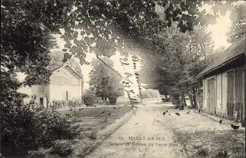 Ak Marly le Roi Yvelines, Maison de Gardes du Tapis Vert