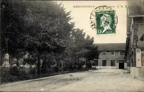 Ak Gassicourt Yvelines, La Papeterie