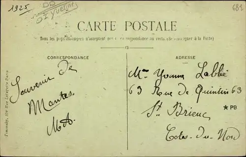 Ak Gassicourt Yvelines, La Papeterie