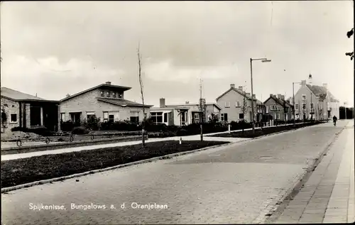 Ak Spijkenisse Südholland, Bungalows a. d. Oranjelaan