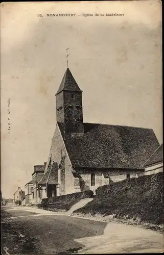 Ak Nonancourt Eure, Église de la Madeleine