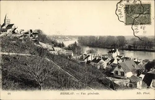 Ak Herblay Val d’Oise, Gesamtansicht