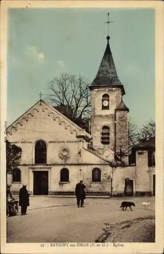 Ak Savigny sur Orge Essonne, Eglise