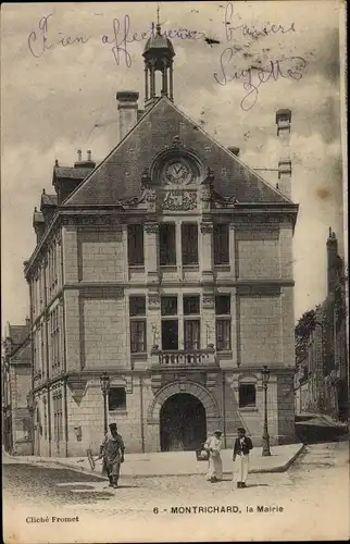 Ak Montrichard Loir et Cher, la Mairie