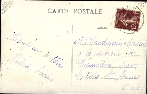 Ak Auxy Loiret, La Place