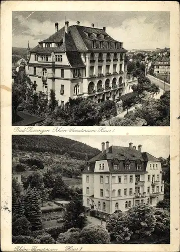 Ak Bad Kissingen Unterfranken Bayern, Rhön Sanatorium Haus I.