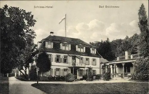 Ak Bad Brückenau im Sinntal Unterfranken, Schloss Hotel