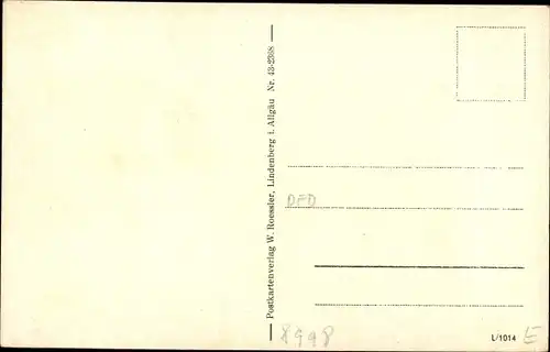 Ak Lindenberg im Allgäu Schwaben, Reichsbahnwaisenhort