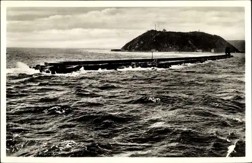 Foto Ak Durban Südafrika, Hafeneinfahrt