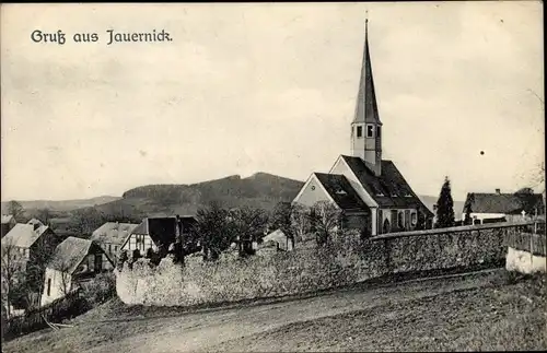 Ak Jauernick Buschbach Markersdorf Lausitz, Kirche