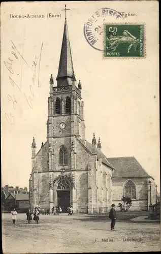 Ak Bourg Achard Eure, Kirche