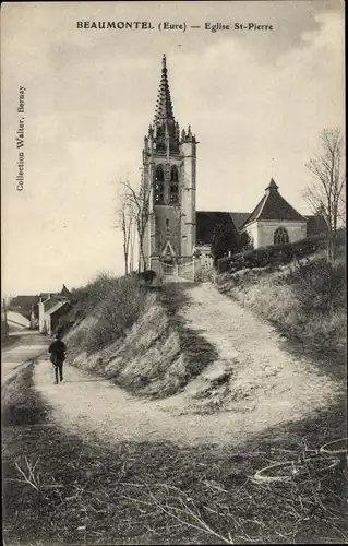 Ak Beaumontel Eure, Kirche St. Pierre