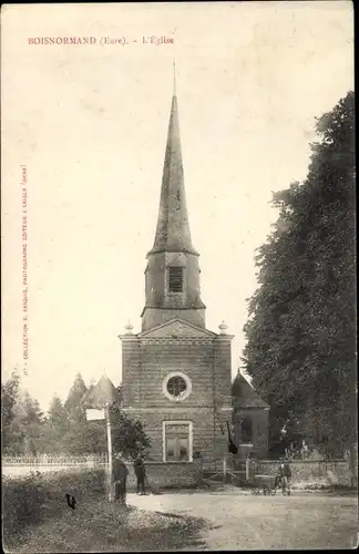 Ak Bois Normand près Lyre Eure, Kirche