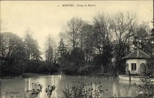 Ak Marines Val d’Oise, Etang du Manoir