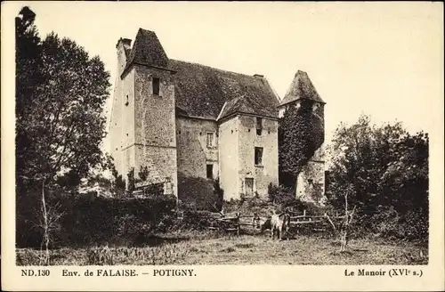 Ak Potigny Calvados, Le Manoir