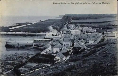 Ak Port en Bessin Calvados, Vue generale