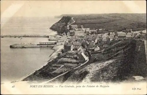 Ak Port en Bessin Calvados, Vue generale
