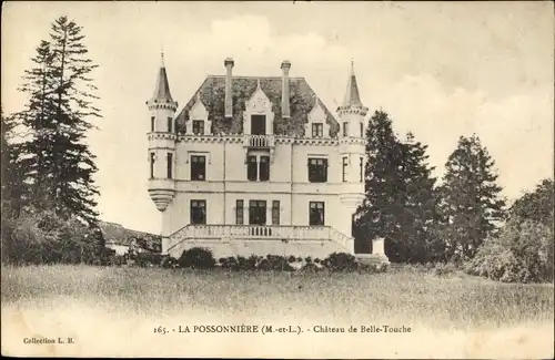Ak La Possonnière Maine-et-Loire, Chateau de Belle Touche