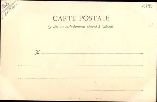 Ak Pontlevoy Loir et Cher, une allée du petit Parc, École de Pont Levoy