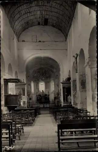 Ak Lavardin Loir et Cher, Intérieur de l'Église